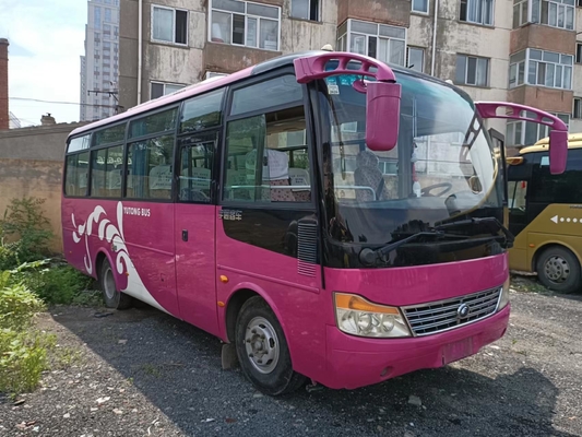 2016 автобус автобуса ZK6752D Yutong года 31 используемый местами мини с передним двигателем для транспорта