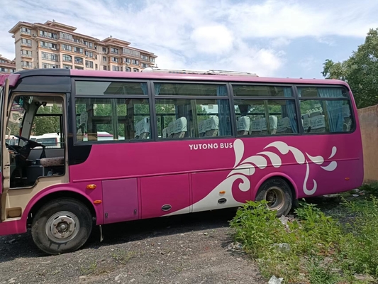 31 школьный автобус микроавтобуса автобуса двигателя фронта Yutong автобуса Seater мини используемый ZK6752D