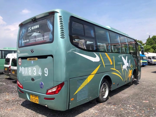35 используемое местами управление рулем автобуса LHD Kinglong XMQ6802 для транспорта в хорошем состоянии