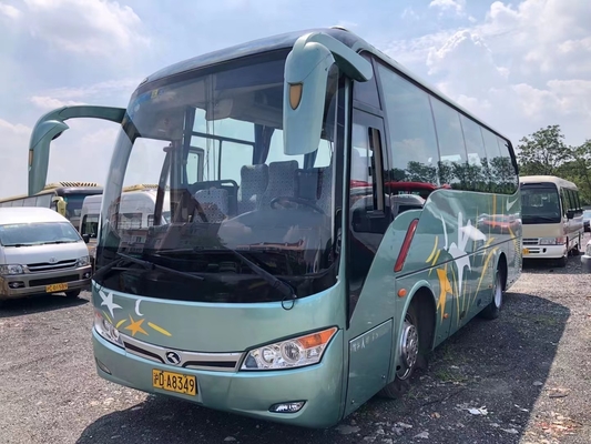 35 используемое местами управление рулем автобуса LHD Kinglong XMQ6802 для транспорта в хорошем состоянии