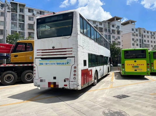 Зк6116ХГ использовало двойную палубу городского автобуса Ютонг 86/78 людей подержанного автобуса перемещения