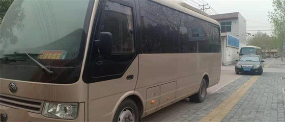 Национальная срочная используемая высокая эффективность тренера автобуса Yutong подержанная 28 мест 100km/H