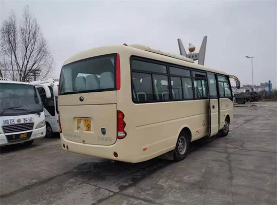 Национальная срочная используемая высокая эффективность тренера автобуса Yutong подержанная 28 мест 100km/H