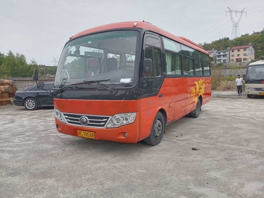 Излучение транспорта пассажира автобуса регулярного пассажира пригородных поездов Yutong евро 3 подержанное используемое