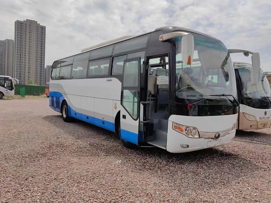 Одиночная дверь ZK6107 использовала ручной привод левой стороны пассажира мест автобуса 47 тренера Yutong
