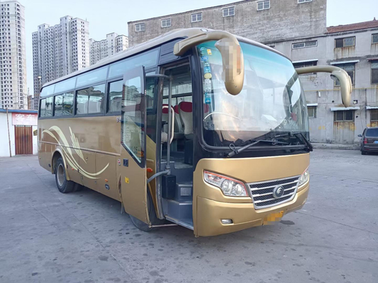 Автобус Yutong 35 мест подержанный использовал транспорт 340hp пассажира