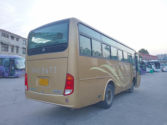 Национальная высокая эффективность срочного автобуса использовала план мест 2+2 автобуса 35 тренера Yutong