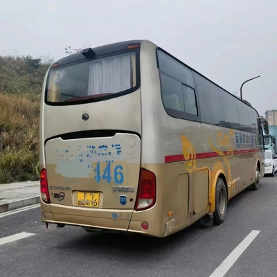 2-ой бренд Yutong 49seater тренера ZK6110 руки использовал двигатель Yuchai дверей автобуса перемещения одиночный