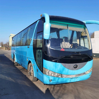 Подержанный регулярный пассажир пригородных поездов тренера бренда Yutong автобуса перехода города 47 мест