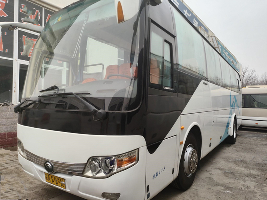 2-ой тренер автобуса ZK6107 подержанный Yutong руки везет палубу на автобусе 47 мест одиночную