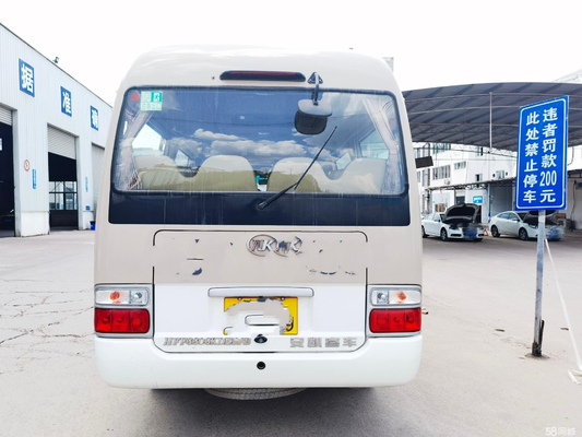 Пассажир 20 Ankai подержанного мини автобуса дизельный мини с автобусами двигателя фронта USB