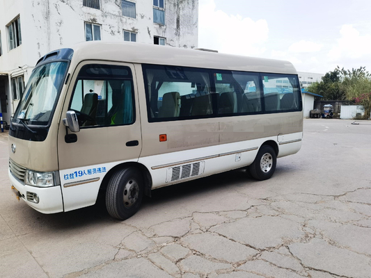 Пассажир 20 Ankai подержанного мини автобуса дизельный мини с автобусами двигателя фронта USB