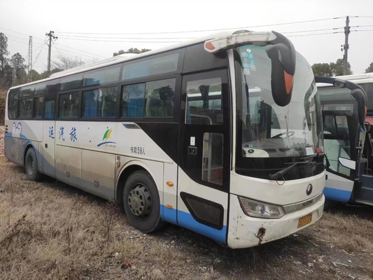 Используемый права автобуса руки автобуса Yutong 2+3layout 59seater тренеров мотора автобус большого 2-ого управляя