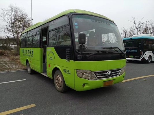 Подержанный мини автобус 26 Seater 2015 поставщик автобуса года ZK6729 передним используемый двигателем