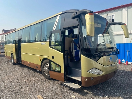 Двойных дверей двигателя мест 330hp Wechai тренера подержанные 55 герметизируя окно использовали автобус LCK6120 Zhongtoong