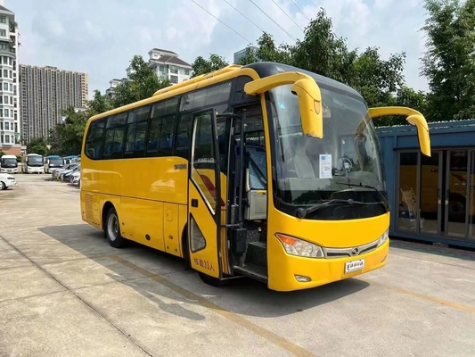 Используемый автобус XMQ6759 Kinglong руки сползая окна ручной передачи мест двигателя 33 Yuchai автобуса пассажира A/C 2-ой