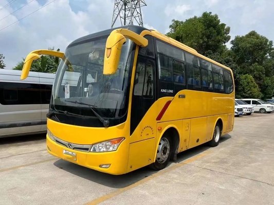 Используемый автобус XMQ6759 Kinglong руки сползая окна ручной передачи мест двигателя 33 Yuchai автобуса пассажира A/C 2-ой