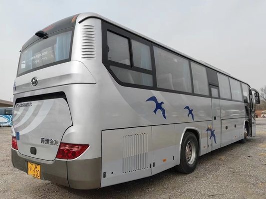 Используемые места 12 туристического автобуса 54 измеряют руку более высокое KLQ6125 серебряного цвета двойных дверей двигателя цилиндров Yuchai 6 2-ую