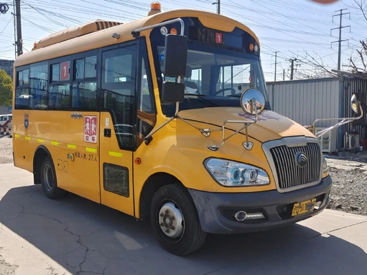 Окно подержанного двигателя мест цвета 27 школьного автобуса желтого переднего сползая с A/C используемым автобусом ZK6609 Yutong
