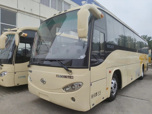 Используемый автобус KLQ6116 Mci использовал более высокий герметизируя двигатель Yuchai двери мест окна 55 одиночный 10,5 метра