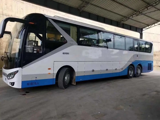 Автобус XMQ6135 LHD/RHD Kinglong подержанных мест двигателя 375hp 56 багажного отделения автобуса больших редких A/C используемый