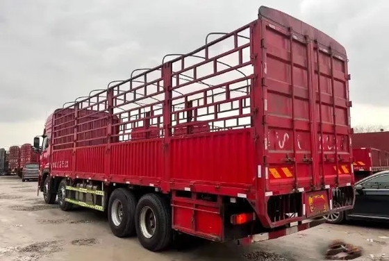 Используемая тележка грузовика Dongfeng коробки передач автошин режима 12 привода крыши 420hp 8×4 номинальной нагрузки тележек 17.8t груза высокая БЫСТРО