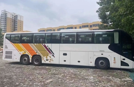 Двигатель Weichai мест багажного отделения 48 подержанного автобуса двойной определенно большой с A/C используемым туристическим автобусом ZK6137