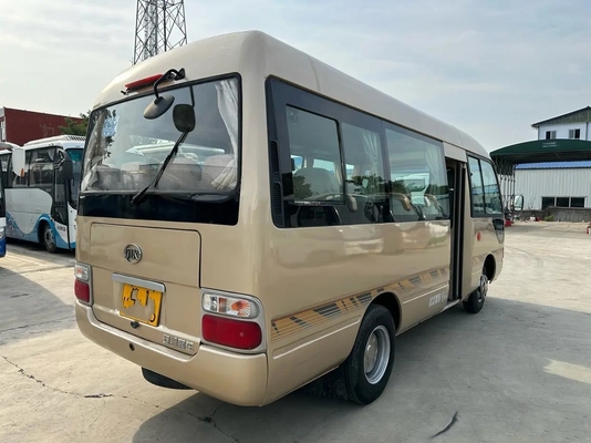 Используемое ЕВРО IV торговцев минибуса 19 мест Шампань красит двигатель Yuchai 6 метров дверь складчатости использовала автобус HK6606 Ankai