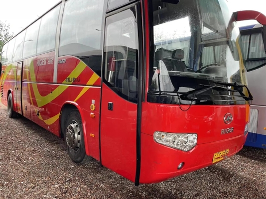 цвет 2-ых мест двери 51 пассажира тренера руки средних красный 10,5 метра двигателя Yuchai использовал более высокий автобус KLQ6109