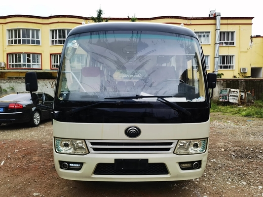 Используемый минибус 16 Seater 2016 автобус ZK6729D Yutong руки сползая окна LHD/RHD 2-ых мест двигателя 19 года передний