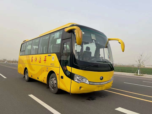 Используемые тренеры мотора 35 мест переход двери пассажира Singl 2015 год международный использовали автобус ZK 6808 Youngtong