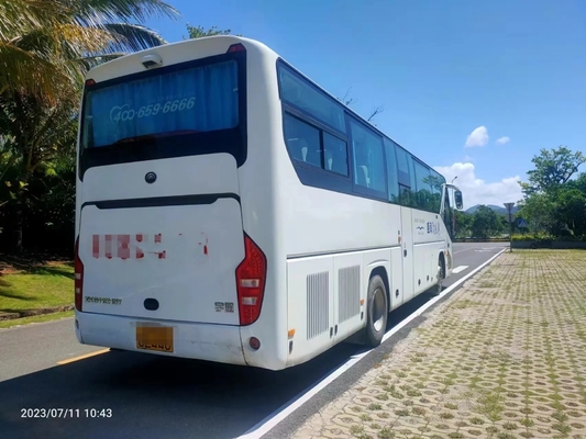Используемые тренеры пассажира листают ручного привода левой стороны двигателя двойных дверей мест весны 50 автобус ZK6119 Yutong руки редкого 2-ой