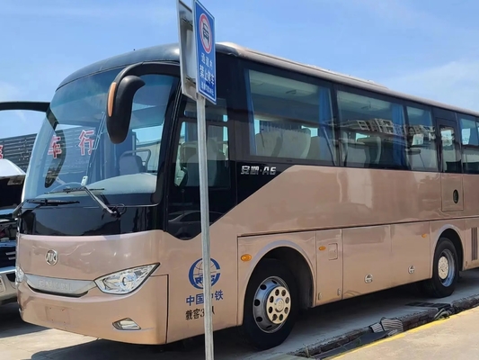 Используемые дизельные автобусы окно Шампань запечатывания 2015 мест стандарта эмиссии 35 ЕВРО IV года красят автобус HFF6859 Ankai