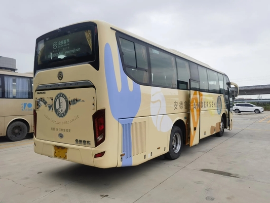 Используемое роскошное багажное отделение мест ручной передачи 46 автобуса дракон XML6102 2018 год A/C золотой