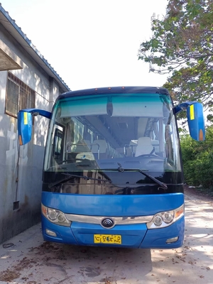Подержанные двойные двери мест двигателя 55 Weichai туристического автобуса герметизируя окно 11,5 метра используемого молодого схвата ZK6127