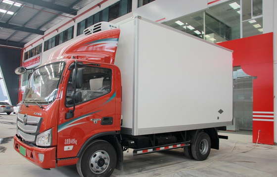 Подержанные дизельные грузовики 4×2 режим привода Foton холодильный грузовик 143 л.с.