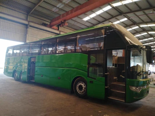 Двухуровневые подержанные автобусы Yutong ZK6147 Youngtong Weichai двигатель 61 место воздушная подушка