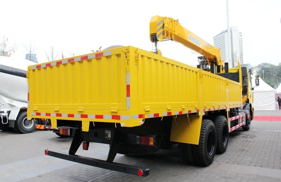 Подъемный груз 12 тонн Подержанный грузовик-крейнер Хоньян 290hp Плоская крыша