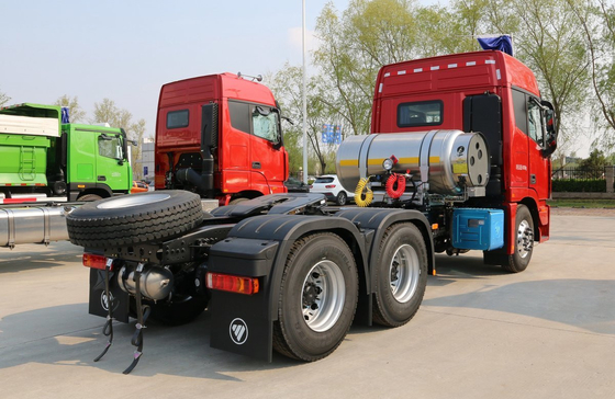 Подержанный трактор грузовик головка двигатель сжиженного природного газа Foton EST 460 л.с. быстрые 12 передач тянет 40 тонн