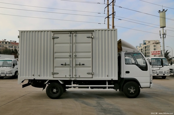 15 тонн грузовик Евро 4 Isuzu 4×2 фургон грузовик 6 шины многолистные пружины 35 кубическая коробка