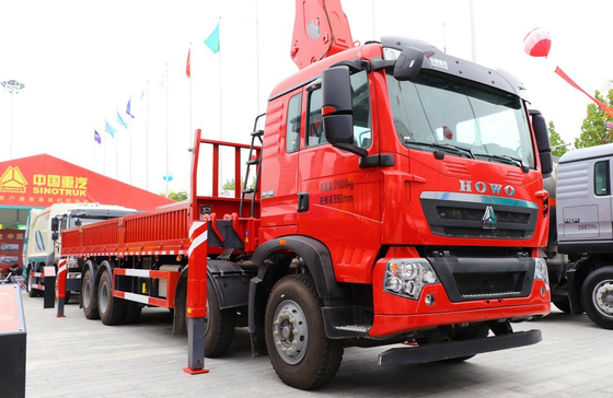 8х4 грузовик крана монтированный китайский бренд Howo 350hp Weichai двигатель XCMG рука сильная мощность