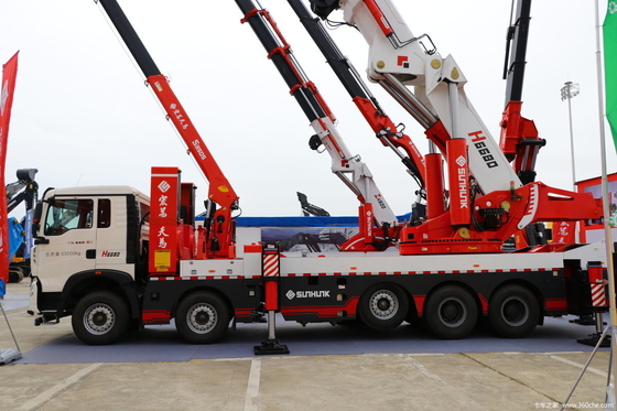 100 тонн грузовик монтированный кран Howo 10 * 4 шасси 440 л.с.