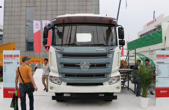 Конкретные грузовики для продажи Sany микшерный грузовик 8м3 танкер мощностью 313 л.с. двигатель быстрая трансмиссия