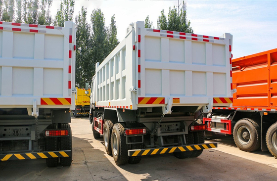 Китайский грузовик Использованный 6×4 Дамп-Трамп Howo 371hp Евро 3 Использование в Африке 6,8 метров длинный ящик