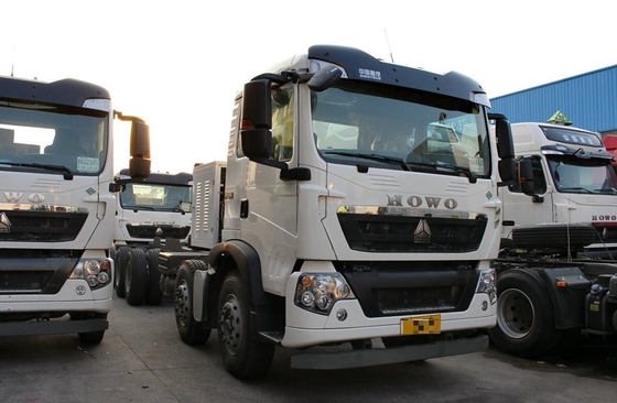 Sino Tipper Truck Howo Dumper Шасси 8×4 Одноместная кабина 2 места LNG 290hp 9,2 метра в длину