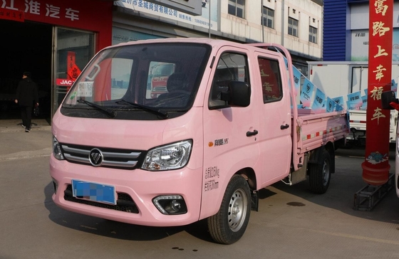 Грузовик Foton Mini Lorry Truck Розовый цвет Ручная коробка передач Бензиновый двигатель Евро 6