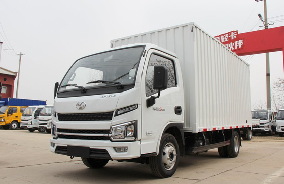 Грузовик для грузовых автомобилей SAIC Мини-грузовик 13,5 м3 Коробка с одной кабиной Лепестковый весенний дизельный двигатель для Африки