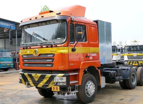 Трактор грузовик голова Шакман газ транспортный лошадь 6 * 4 с 3 осями Weichai 350hp СПГ руководство