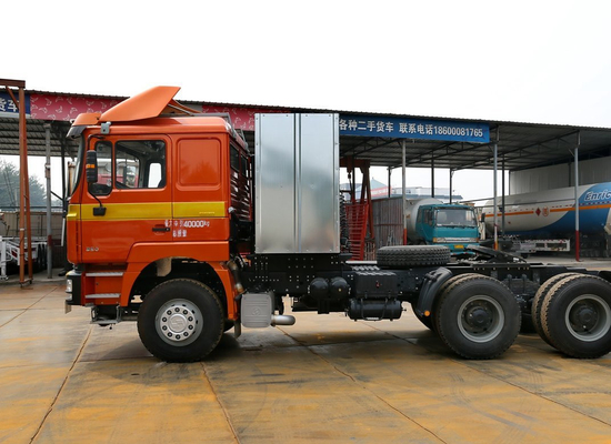 Трактор грузовик голова Шакман газ транспортный лошадь 6 * 4 с 3 осями Weichai 350hp СПГ руководство
