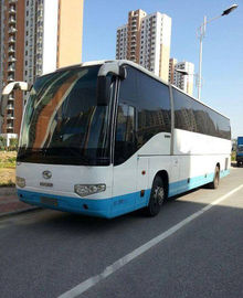 Бренд большего туристического автобуса представления подержанного более высокий с 49 местами голодает 6 шестерней